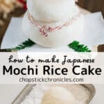 two mochi image collage for pinterest pin with text overlay