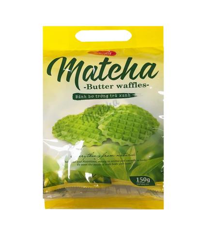 Richy Butter Waffles Cookie Sharing Pack 1 Pack (Matcha)